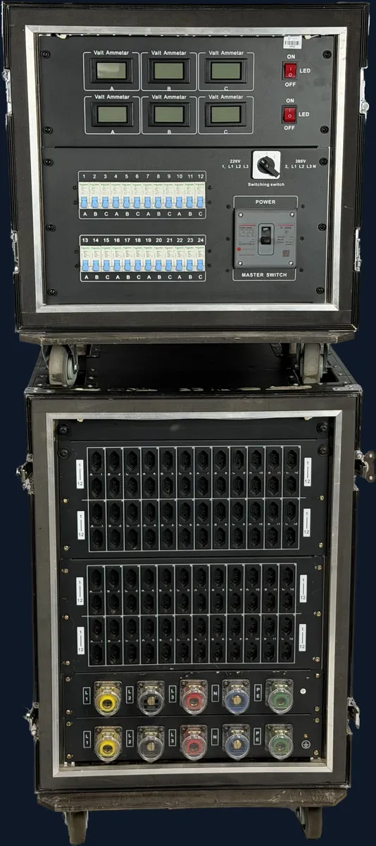Rack de distribuição de energia da Projetech